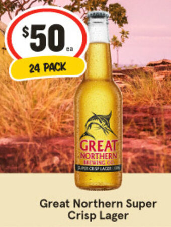 IGA Great Northern Super Crisp Lager offer