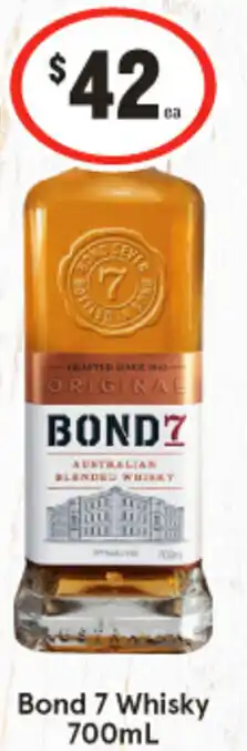 IGA Bond 7 Whisky 700mL offer