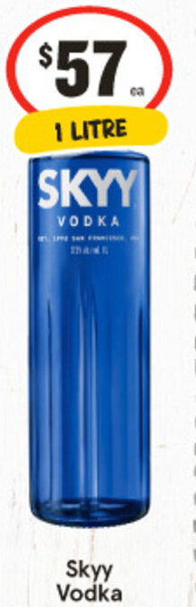 IGA Skyy Vodka offer