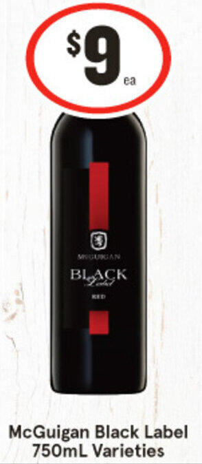 McGuigan Black Label 750mL Varieties