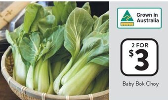 Foodworks Baby Bok Choy offer