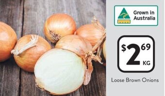 Foodworks Loose Brown Onions offer