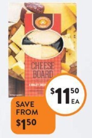 Foodworks Chrystal Fresh Cheese Board 275g offer