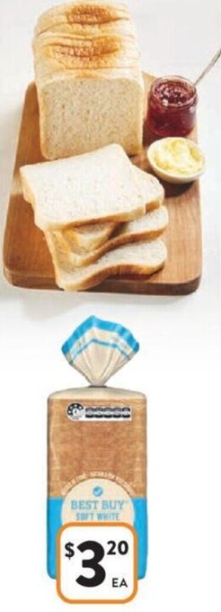 Foodworks Best Buy Soft Bread 700g offer