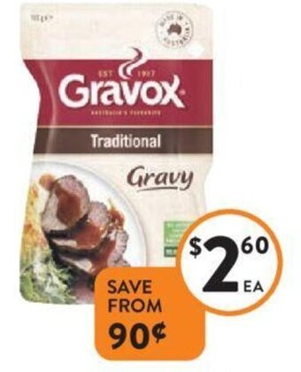 Foodworks Gravox Liquid Gravy or Sauce 165g offer
