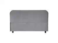LivingStyles Mallory Velvet Fabric Bed Headboard, Queen, Grey offer