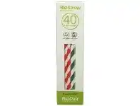 Officeworks Biopak BioStraws Paper Straws 40 Pack offer