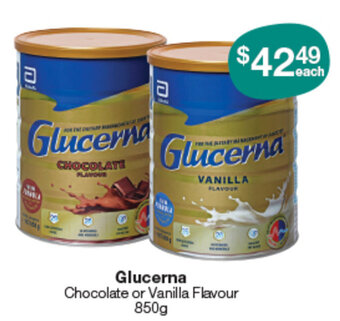 Glucerna Chocolate or Vanilla Flavour 850g