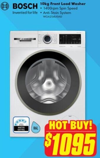 BOSCH 10kg Front Load Washer