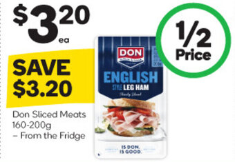 Woolworths Don Sliced Meats 160-200g offer