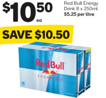 Woolworths Red Bull Energy Drink 8 x 250ml offer