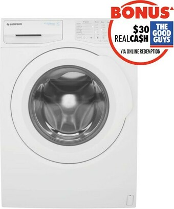 The Good Guys Simpson 7kg Front Load Washer offer