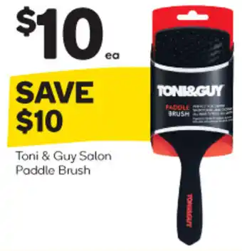 Woolworths Toni & Guy Salon Paddle Brush offer