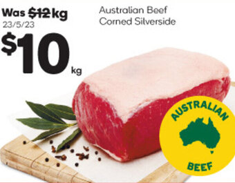 Woolworths Australian Beef Corned Silverside offer