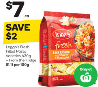 Leggo's Fresh Filled Pasta Varieties 630g
