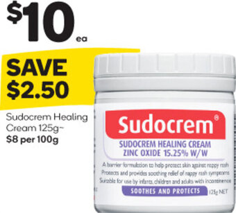 Woolworths Sudocrem Healing Cream 125g- offer