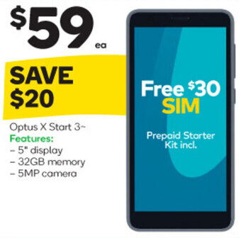 Woolworths Optus X Start 3- offer