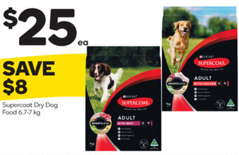 Woolworths Supercoat Dry Dog Food 6.7-7 kg offer
