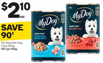 Woolworths My Dog Wet Dog Food 400g offer