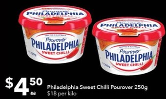 Ritchies Philadelphia Sweet Chilli Pourover 250g offer