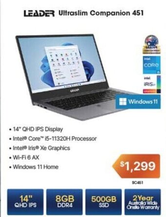 LEADER Ultraslim Companion 451