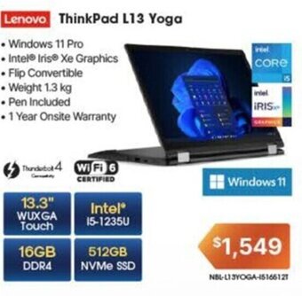 Leader Computers Lenovo ThinkPad L13 Yoga offer