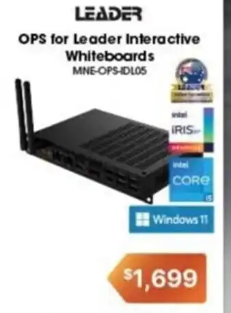 Leader Computers LEADER OPS for Leader Interactive Whiteboards MNE-OPS-IDL05 offer