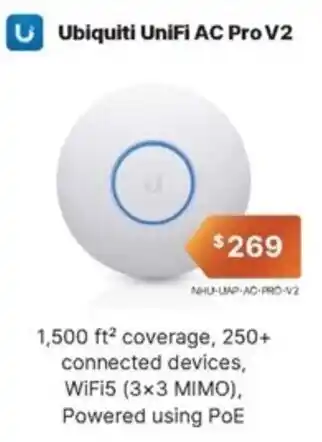 Leader Computers UUbiquiti UniFi AC Pro V2 offer