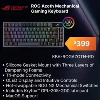 ROG Azoth Mechanical Gaming Keyboard