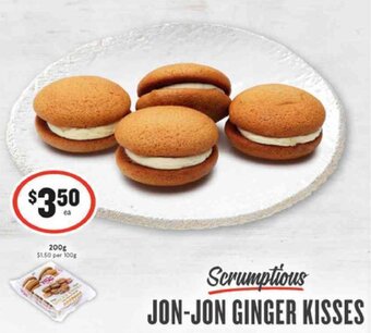 IGA Scrumptious Jon-Jon Ginger Kisses offer