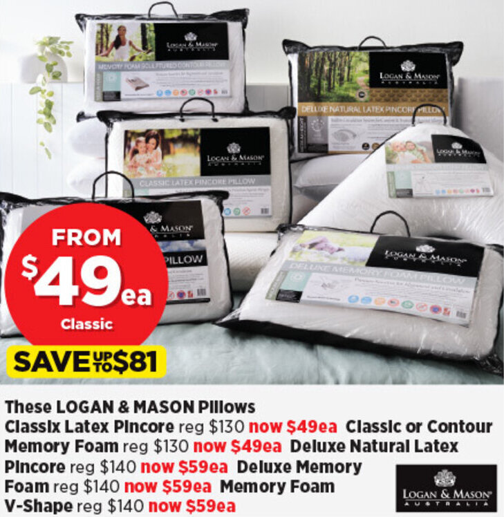 These LOGAN & MASON Pillows offer at Spotlight