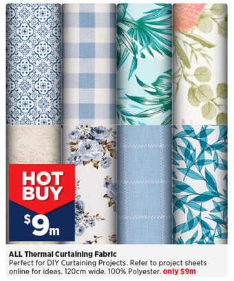 Spotlight ALL Thermal Curtaining Fabric offer