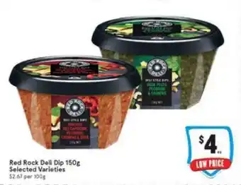 IGA Red Rock Deli Dip 150g offer