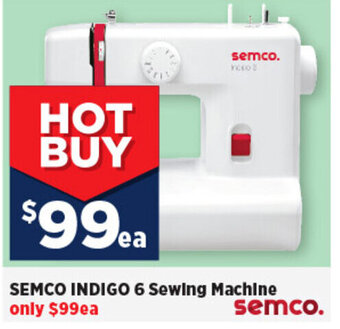 Spotlight SEMCO INDIGO 6 Sewing Machine offer
