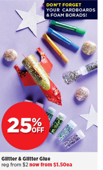 Spotlight Glitter & Glitter Glue offer