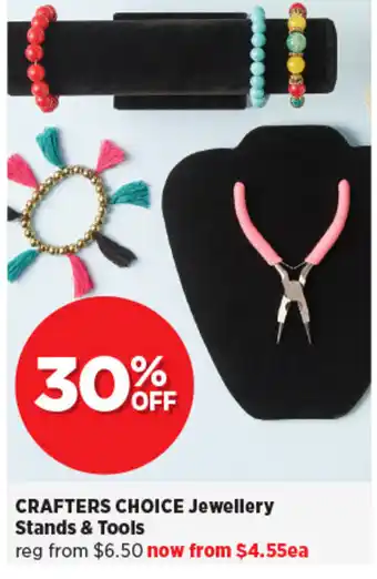 Spotlight CRAFTERS CHOICE Jewellery Stands & Tools offer