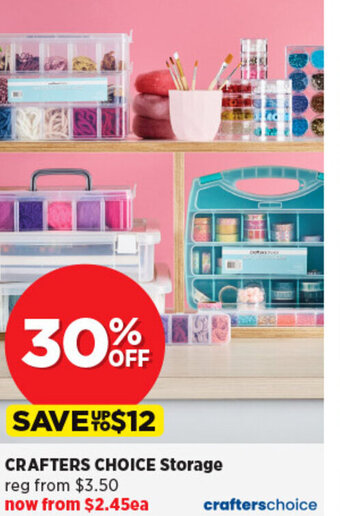 Spotlight CRAFTERS CHOICE Storage offer