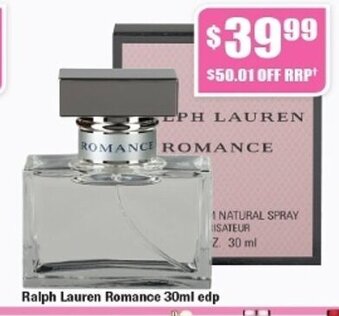 Chemist Warehouse Ralph Lauren Romance 30ml edp offer