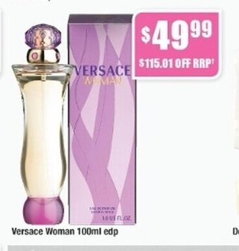 Chemist Warehouse Versace Woman 100ml edp offer