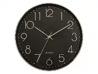 Degree Ebony 30cm Wall Clock Silver