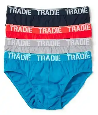 BIG W Tradie Mens 4-Pack Briefs - Kapow offer