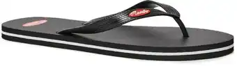 BIG W Mambo Men's Logo Thongs - Black offer