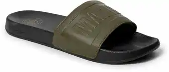 BIG W Mambo Men's Logo Pool Slides - Khaki offer