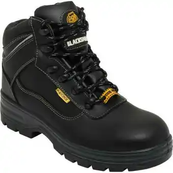 BIG W Blacksmith Mens Leather Steel Cap Safety Boots offer