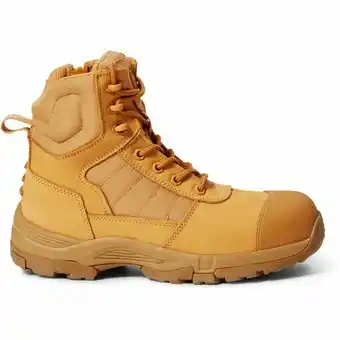 BIG W Blacksmith Mens Leather ‘Kato’ Lightweight Steel Cap Safety Boots offer