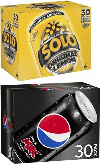 BIG W Pepsi 30-Pack Can Varieties 375ml offer