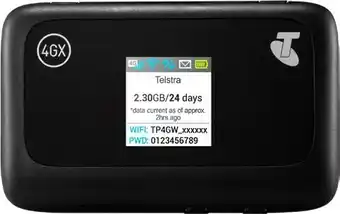 BIG W Telstra 4GX Wifi Plus MF910Y+ offer