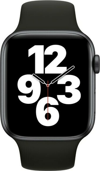 BIG W Apple Watch SE (GPS) 44mm - Space Grey Aluminium with Black Sports Band*^ offer