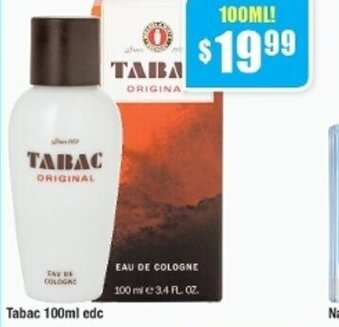 Chemist Warehouse Tabac 100ml edc offer