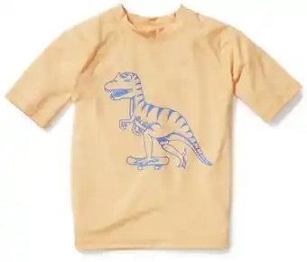 BIG W Wave Zone Kids Short Sleeve Rashie with REPREVE® Recycled Polyester - Orange offer